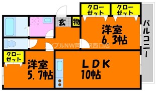 ディバインの物件間取画像